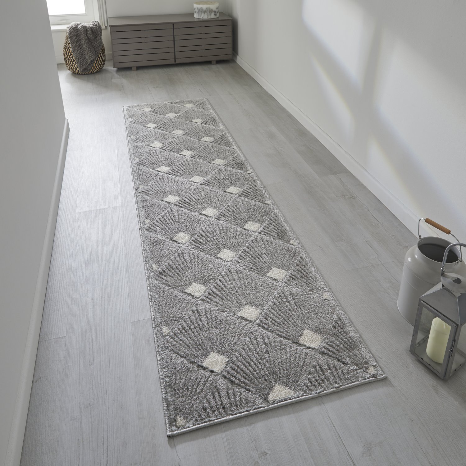 Manhattan Modern Runner - 1336Y Grey Manhattan Modern Runner - 1336Y Grey