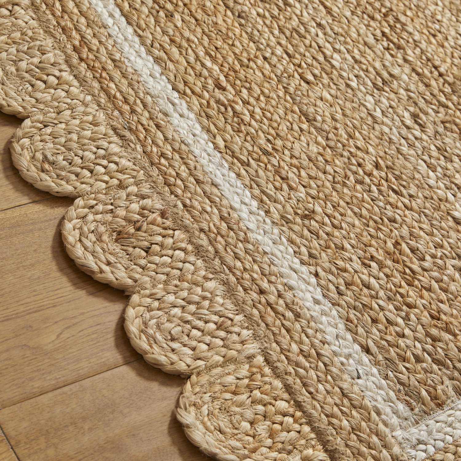 Naturals Jute Flatweave Rug - Border