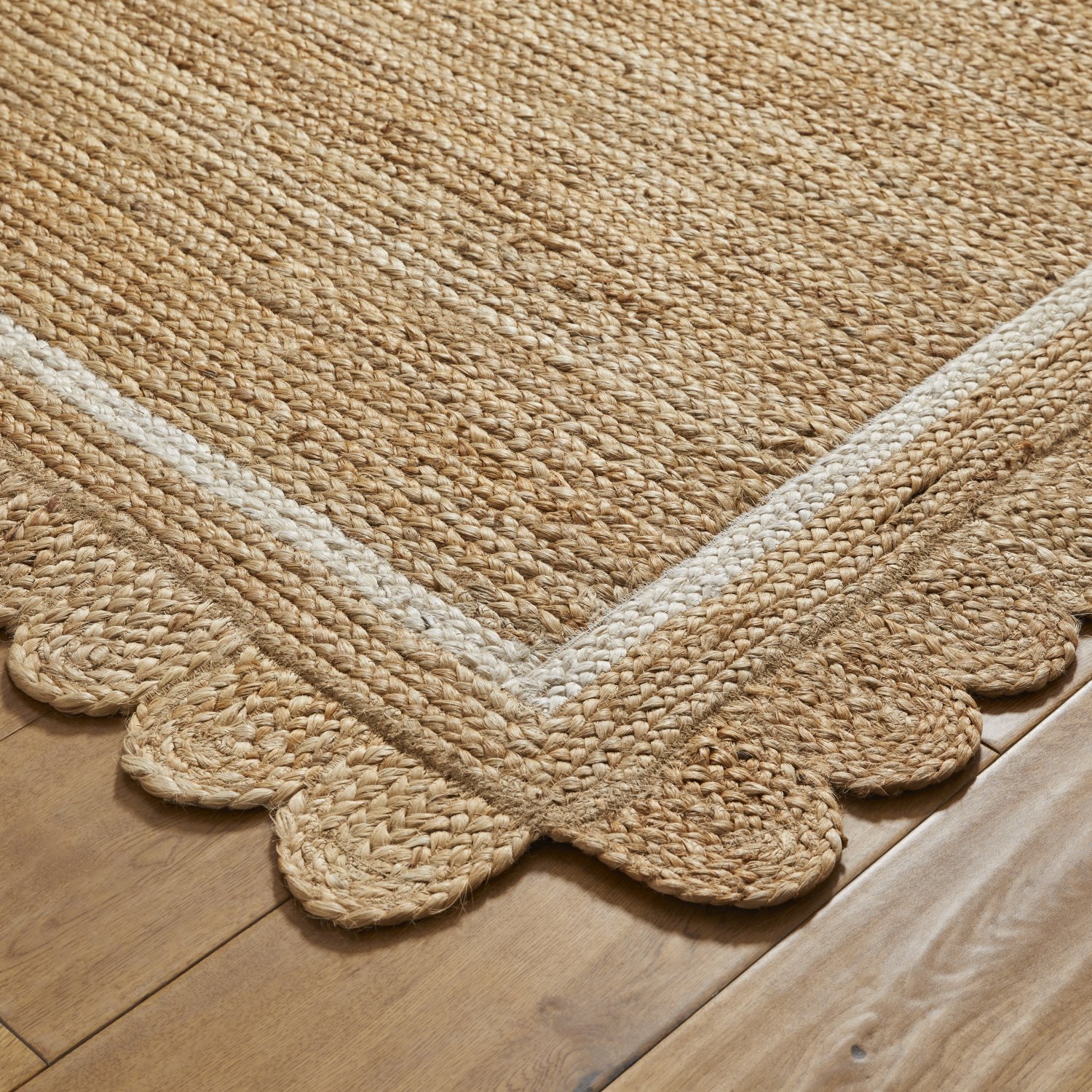 Naturals Jute Flatweave Rug - Border