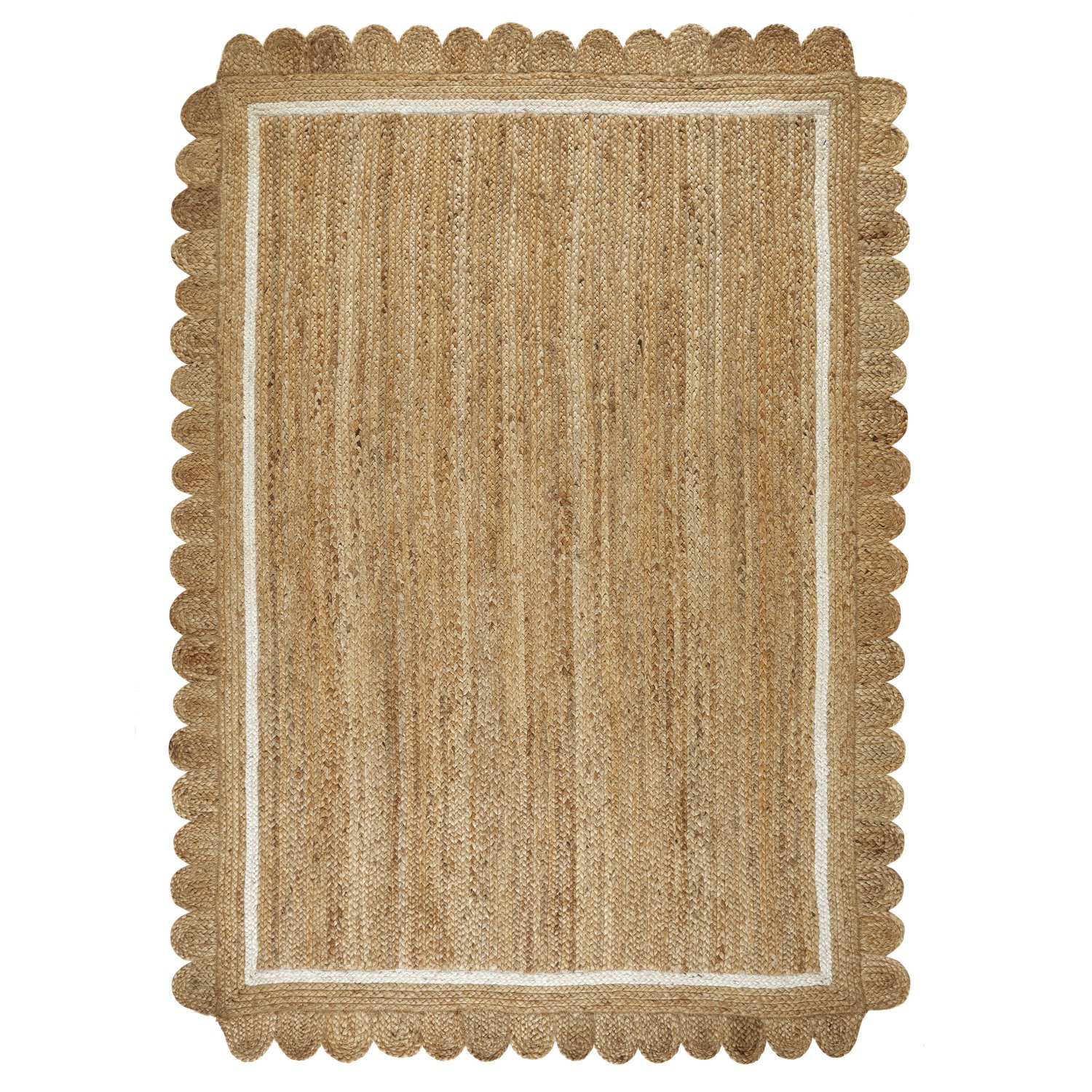 Naturals Jute Flatweave Rug - Border