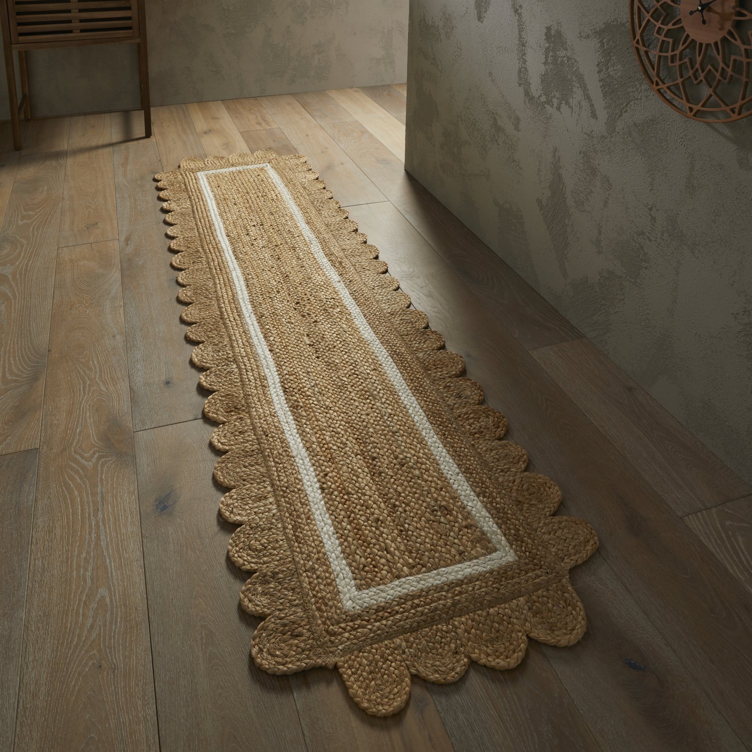 Naturals Jute Flatweave Rug - Border