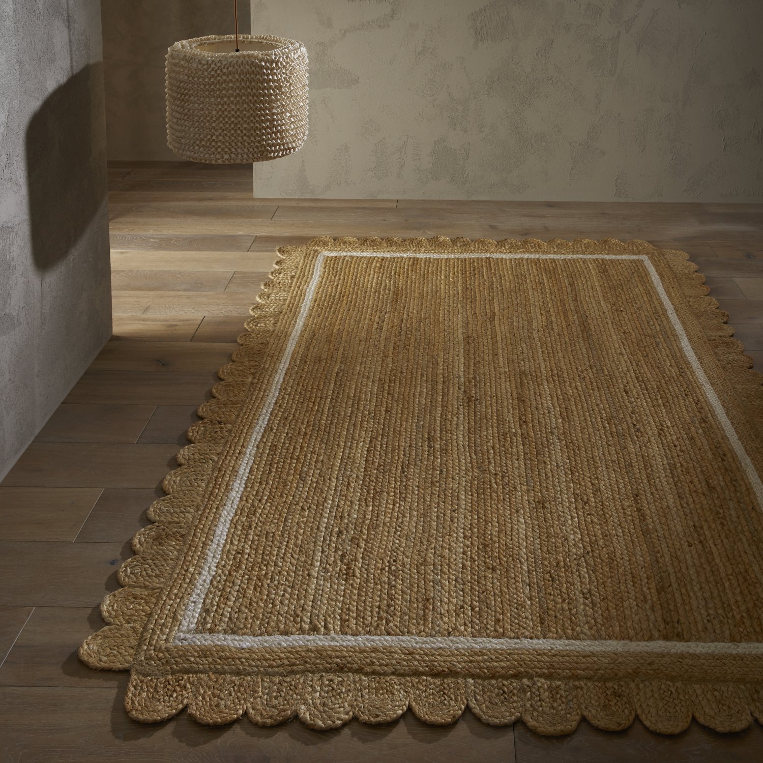 Naturals Jute Flatweave Rug - Border