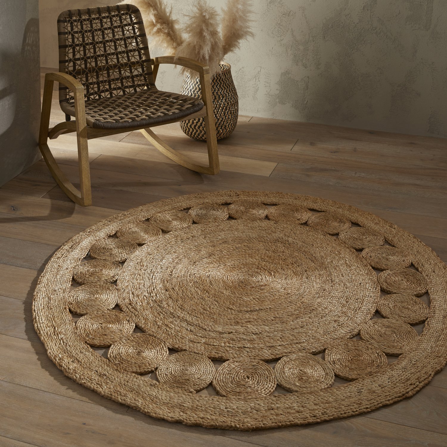 Nova Circle Jute Rug - Natural Nova Circle Jute Rug - Natural