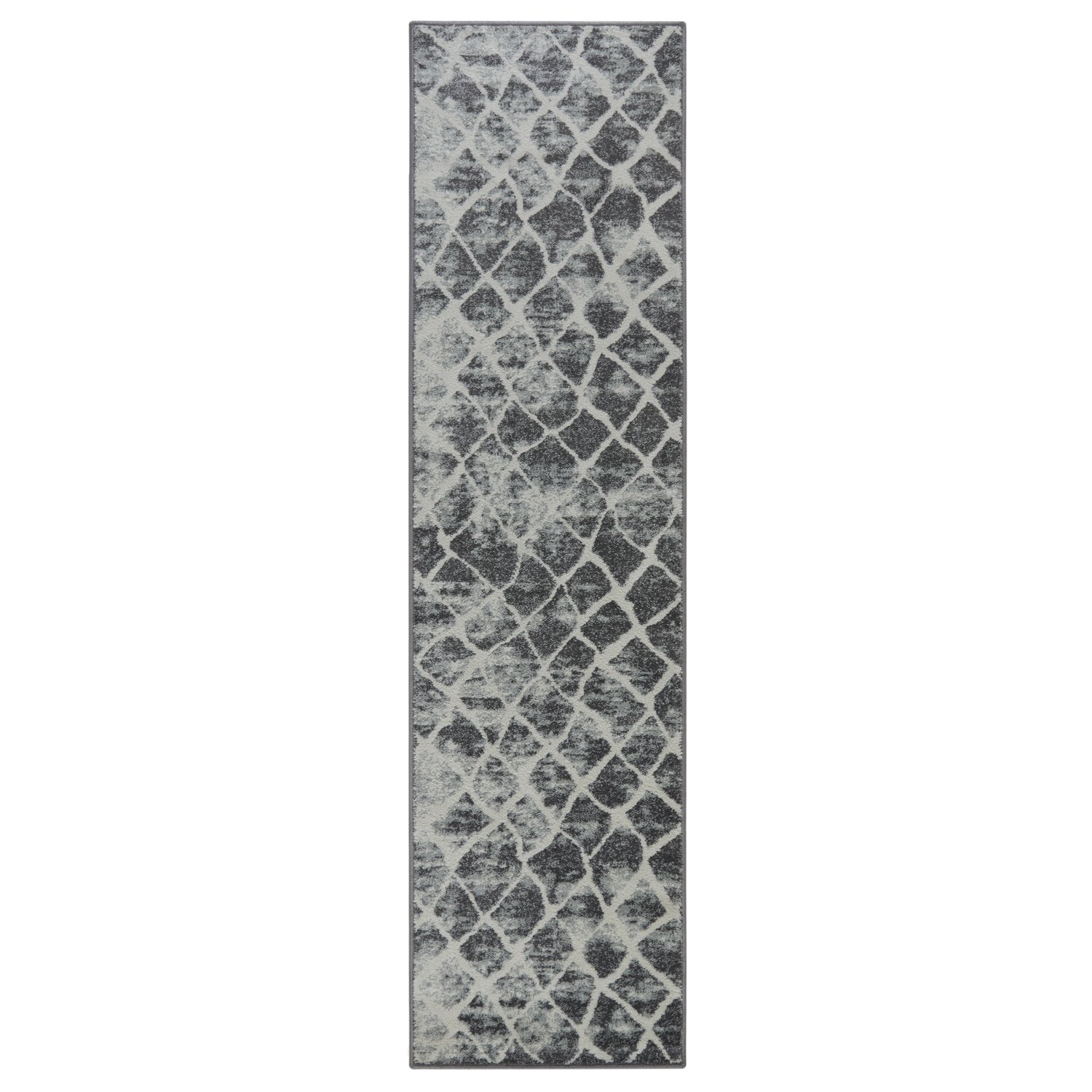 Sanford Distressed Runner - 5563H Grey Black Sanford Distressed Runner - 5563H Grey Black