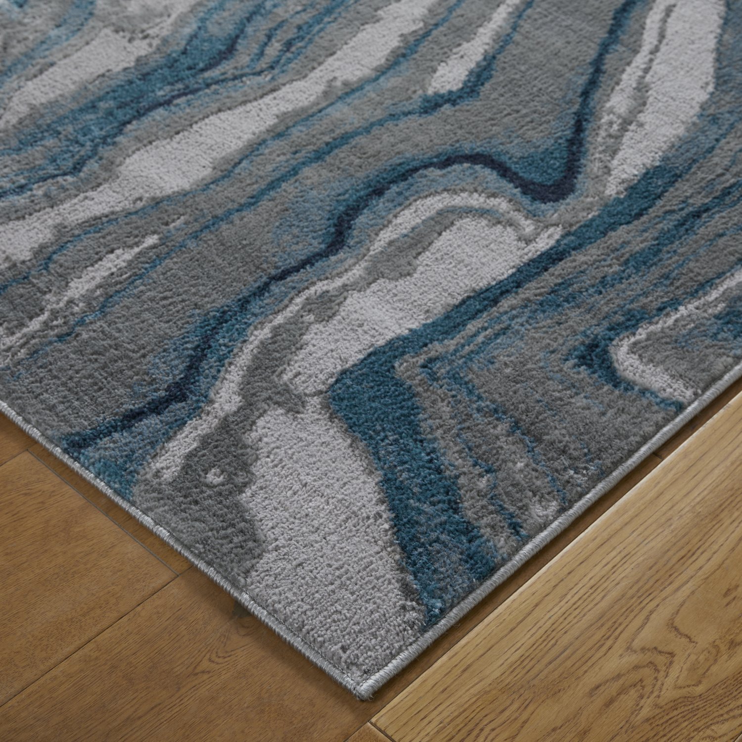 Zoe Abstract Runner - 2063L Blue Zoe Abstract Runner - 2063L Blue