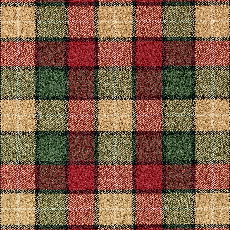 Abbotsford Tartan Carpet - Rust Kilgour