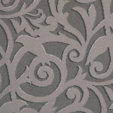 Timorous Beasties Patterned Wool Carpet - Pewter Atholl Gardens Timorous Beasties Patterned Wool Carpet - Pewter Atholl Gardens