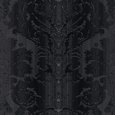 Timorous Beasties Patterned Wool Carpet - Jet Damask Timorous Beasties Patterned Wool Carpet - Jet Damask