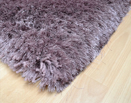 Plush Ultimate Shaggy Silk Rug - Dusk