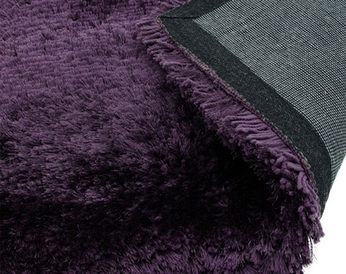 Plush Ultimate Shaggy Silk Rug - Purple