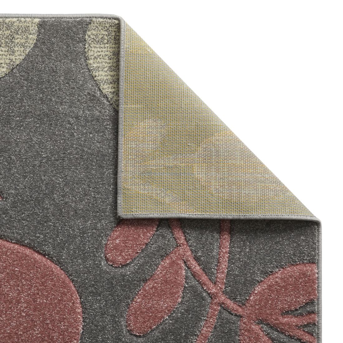 Portland Floral Rug - 1096V Grey Pink Portland Floral Rug - 1096V Grey Pink