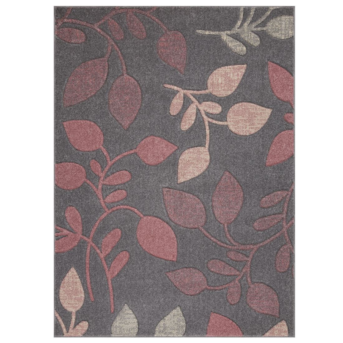 Portland Floral Rug - 1096V Grey Pink Portland Floral Rug - 1096V Grey Pink