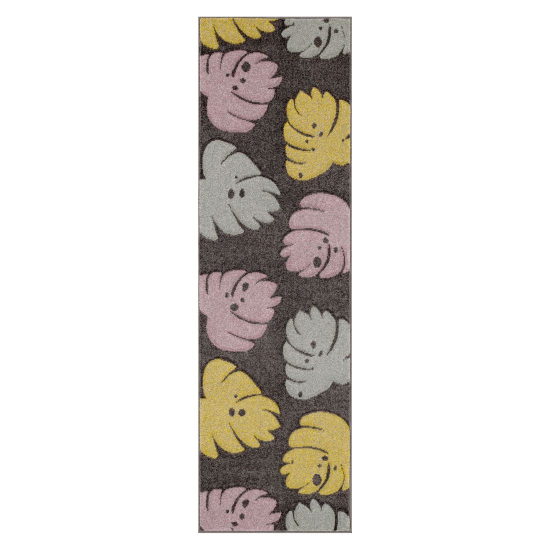 Portland Floral Runner - 7155D Grey Pink Yellow Portland Floral Runner - 7155D Grey Pink Yellow