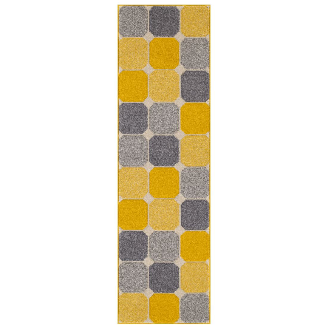 Portland Geometric Rug - 172j Grey Yellow Cream Portland Geometric Rug - 172j Grey Yellow Cream