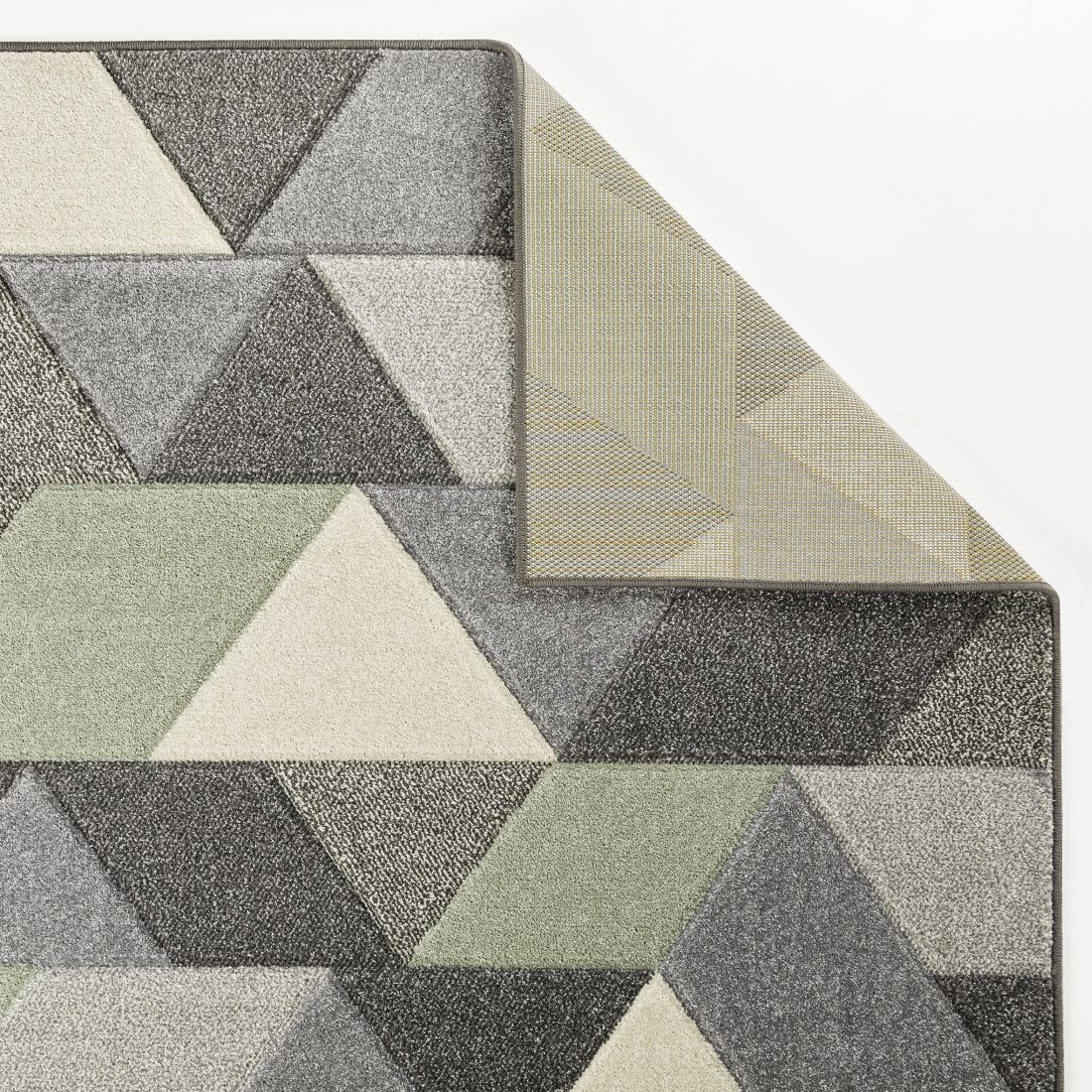 Portland Geometric Rug - 670V Grey Mint Cream