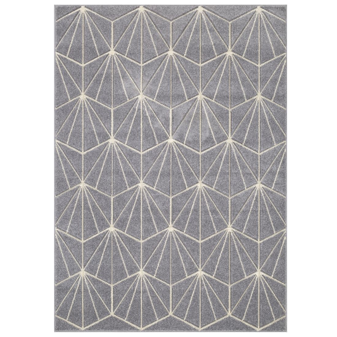 Portland Geometric Rug - 750N Grey Portland Geometric Rug - 750N Grey