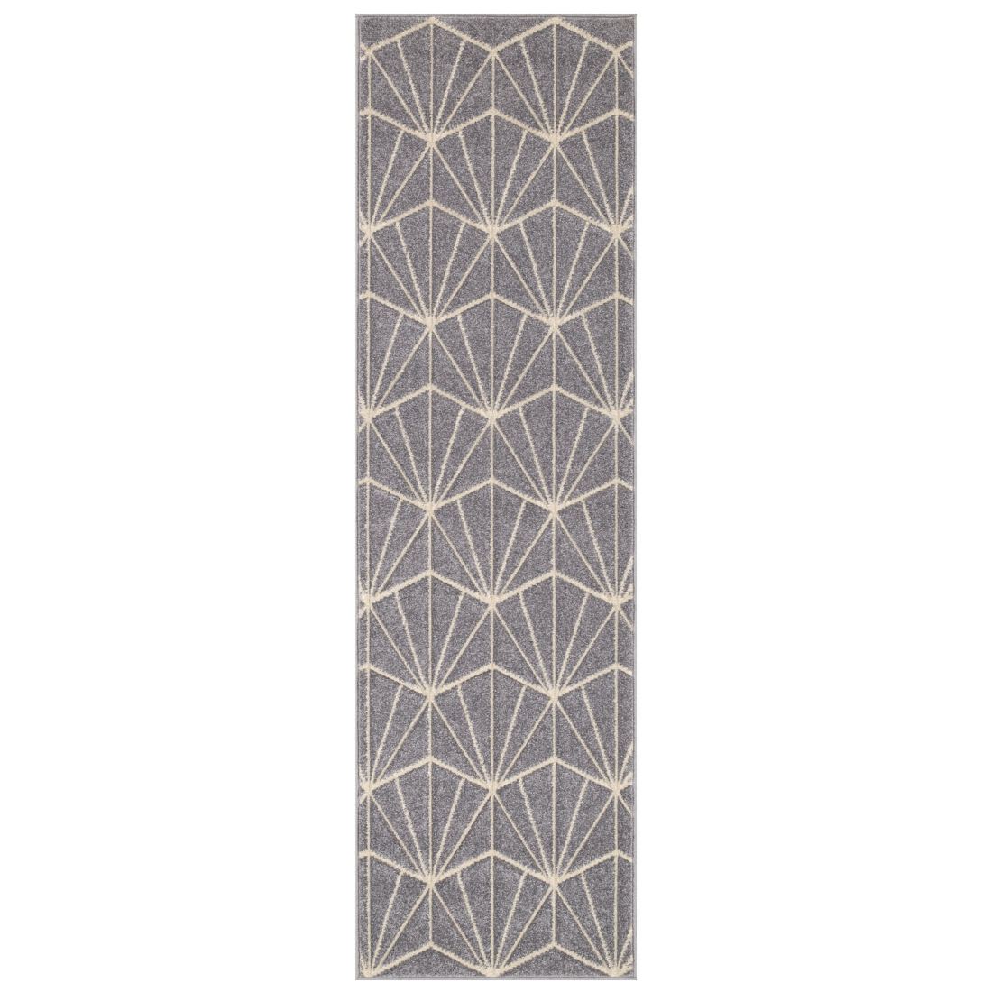 Portland Geometric Rug - 750N Grey