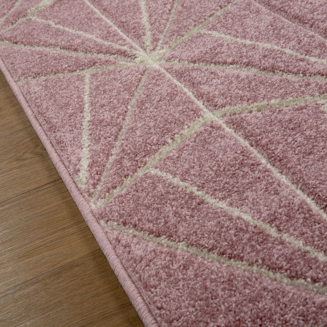 Portland Geometric Rug - 750P Pink Portland Geometric Rug - 750P Pink
