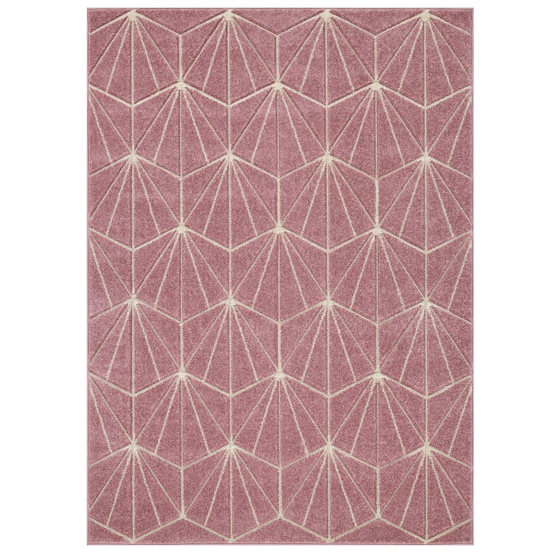 Portland Geometric Rug - 750P Pink Portland Geometric Rug - 750P Pink