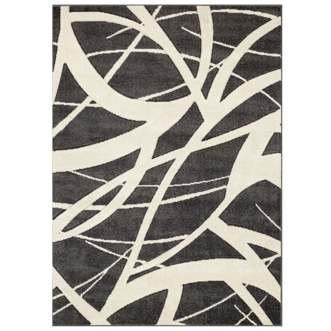 Portland Modern Rug - 57E Black Cream Portland Modern Rug - 57E Black Cream