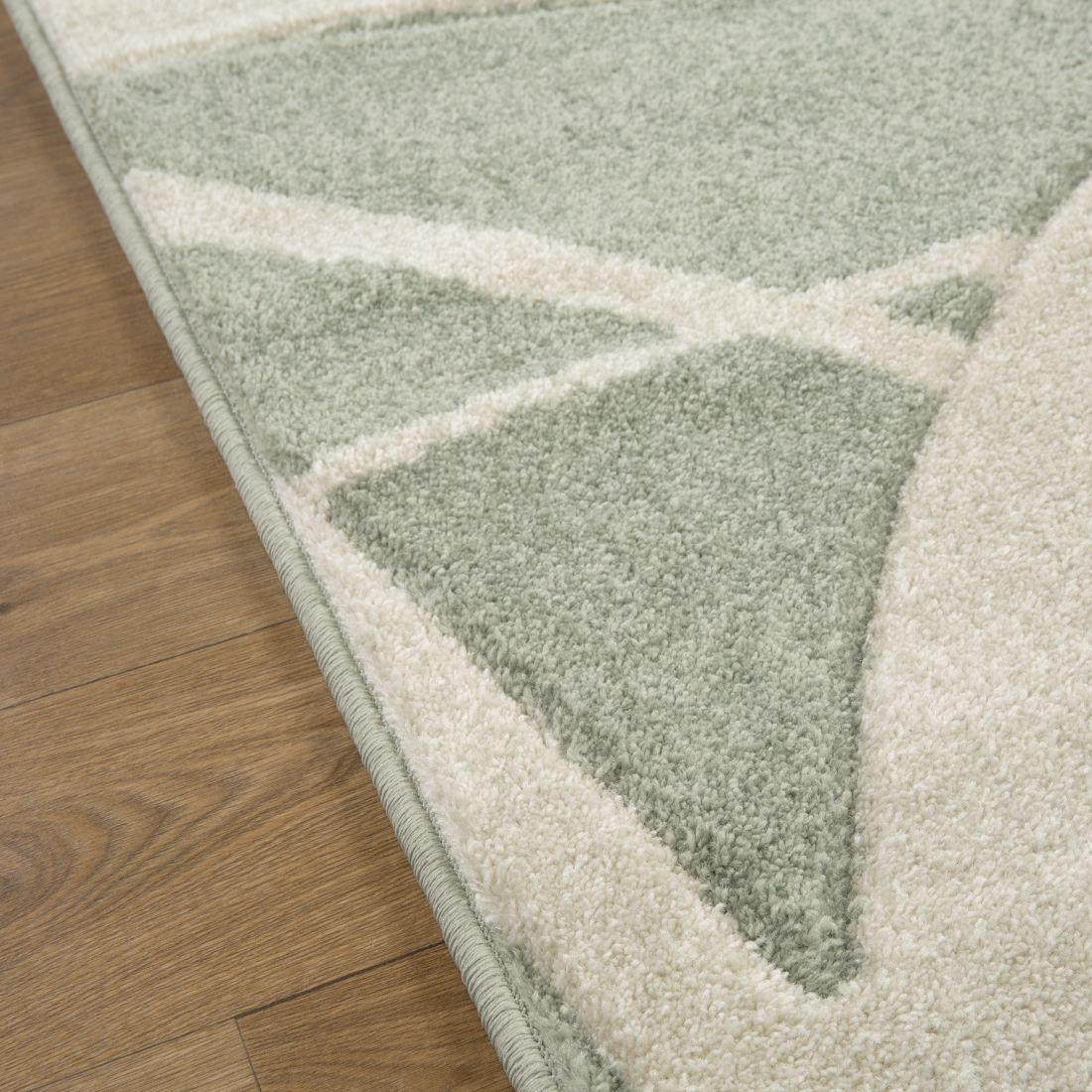 Portland Modern Rug - 57G Green Cream