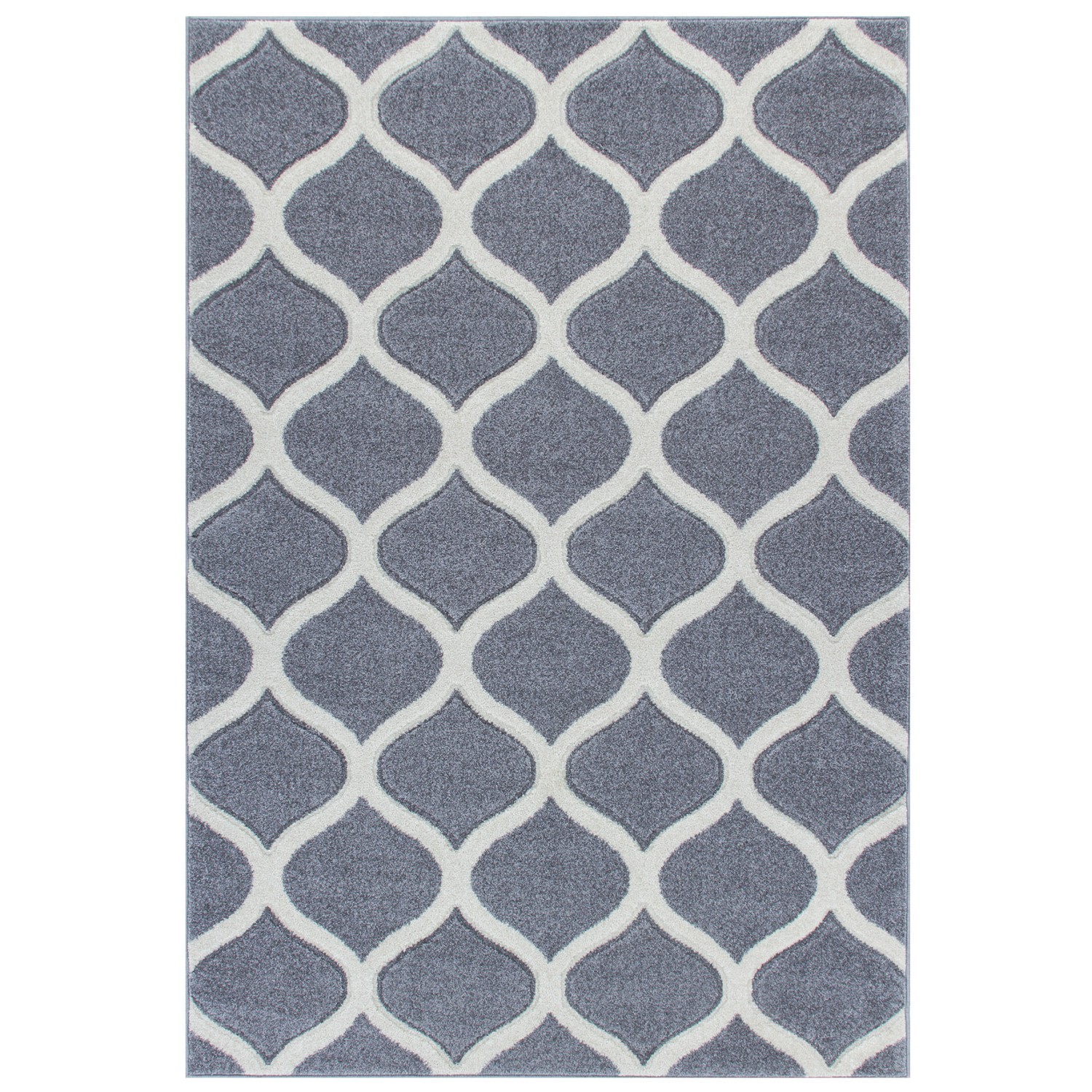 Portland Trellis Rug - 1095 Grey