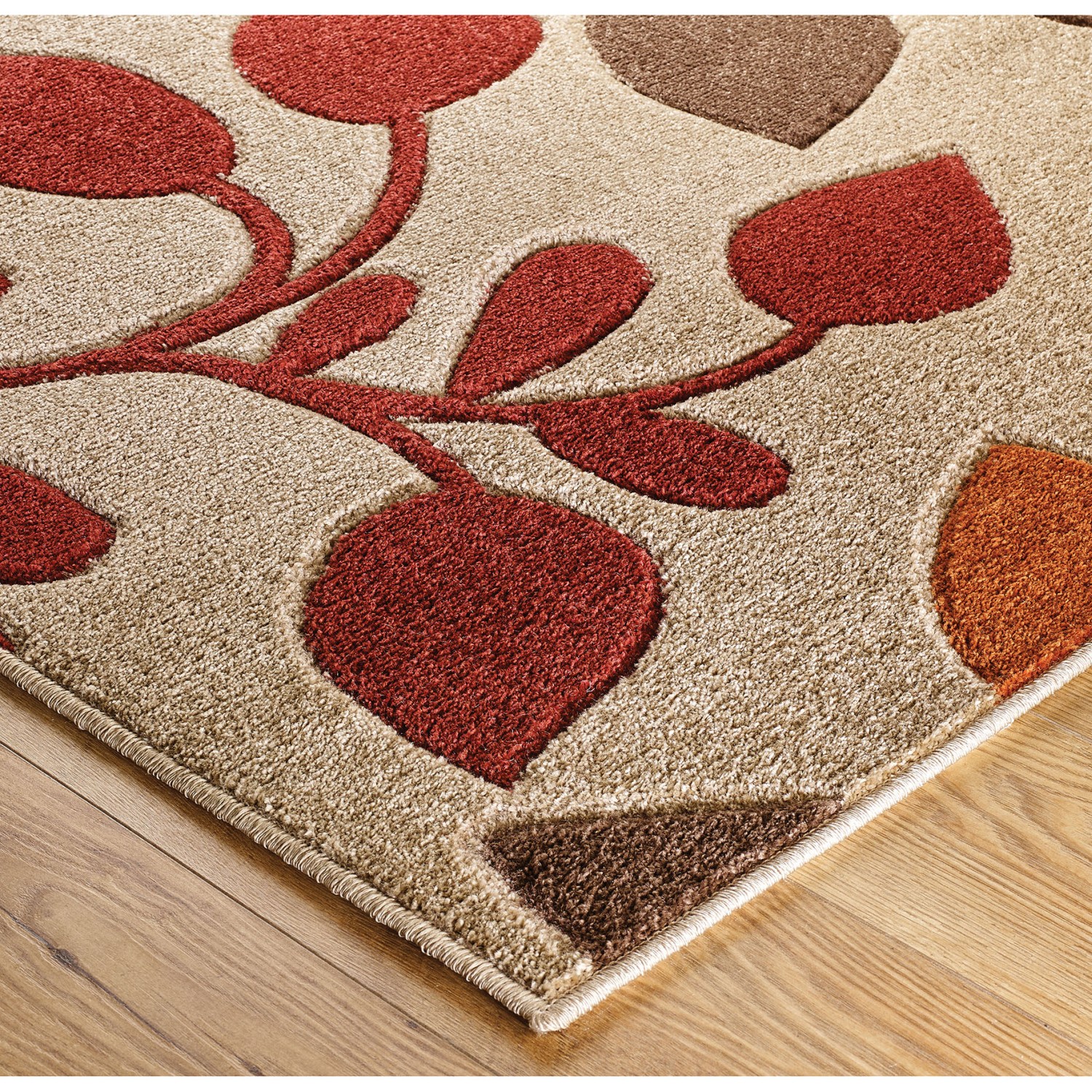 Portland Floral Runner - 1096M Brown Red Beige