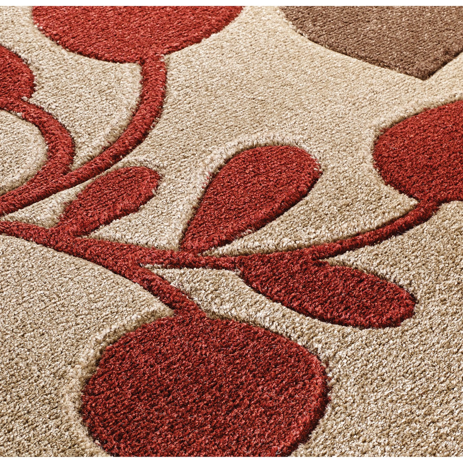 Portland Floral Runner - 1096M Brown Red Beige