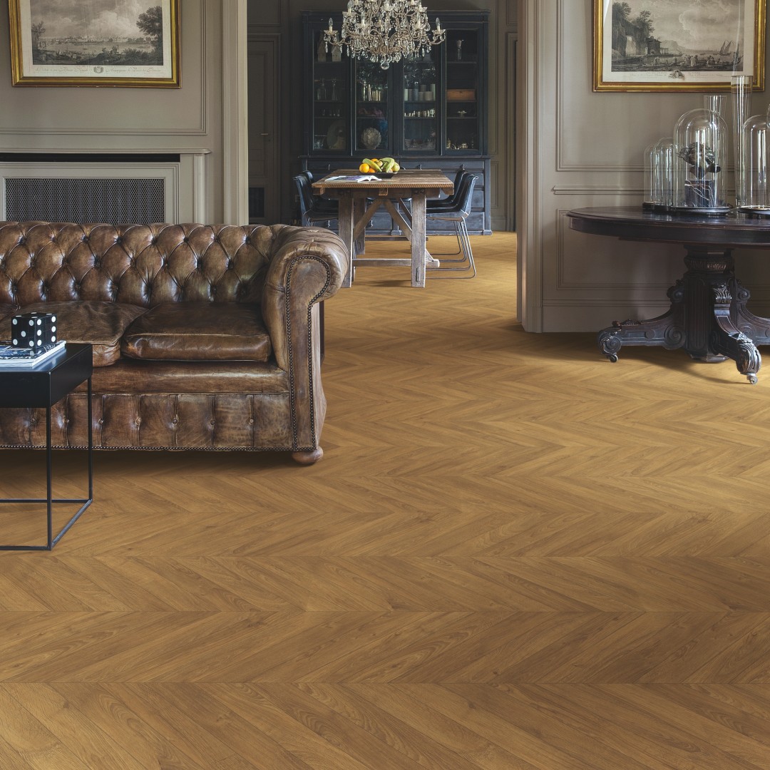 Impressive Patterns - Chevron Oak Brown