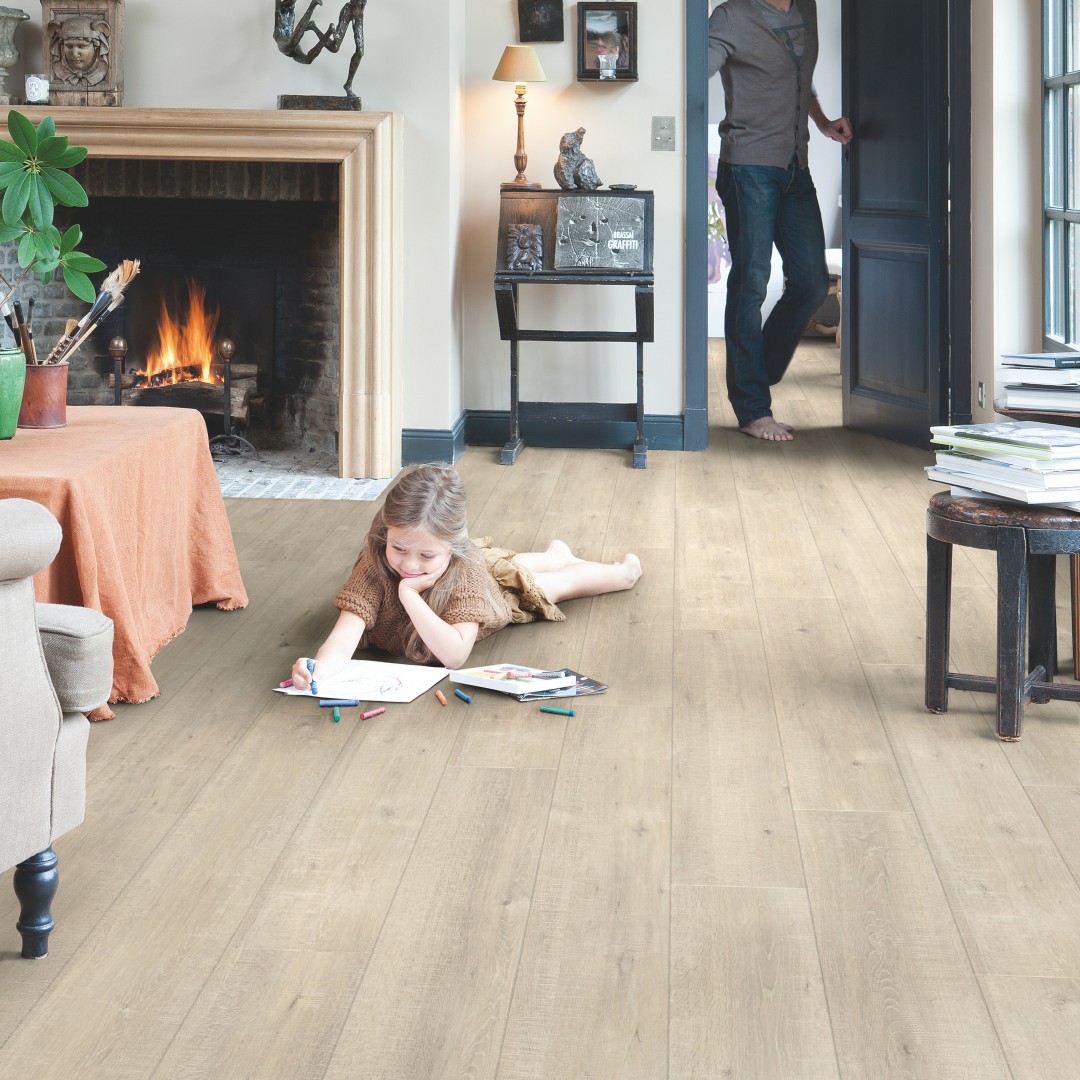 Impressive Sawcut Oak - Beige Impressive Sawcut Oak - Beige