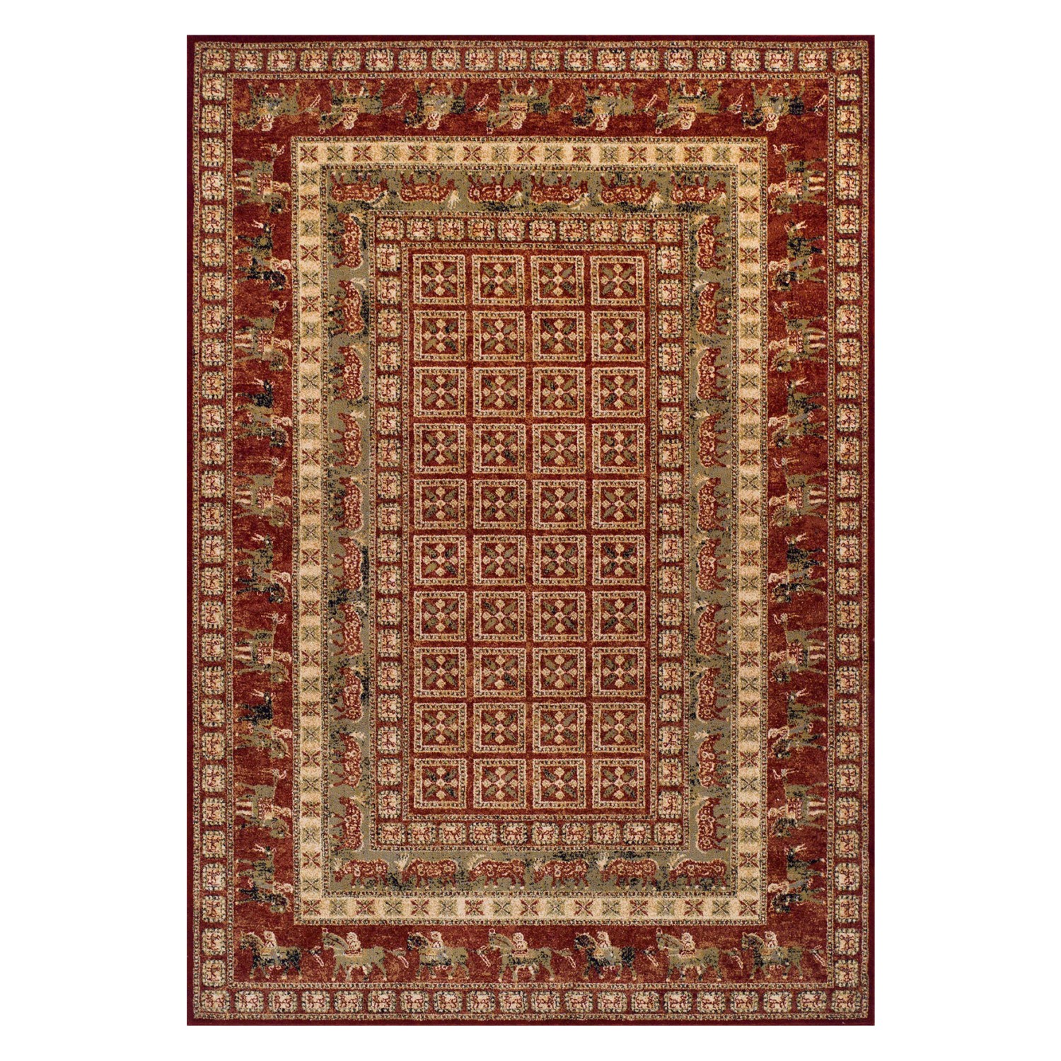 Royal Classic Traditional Rug - 1527R Red Gold
