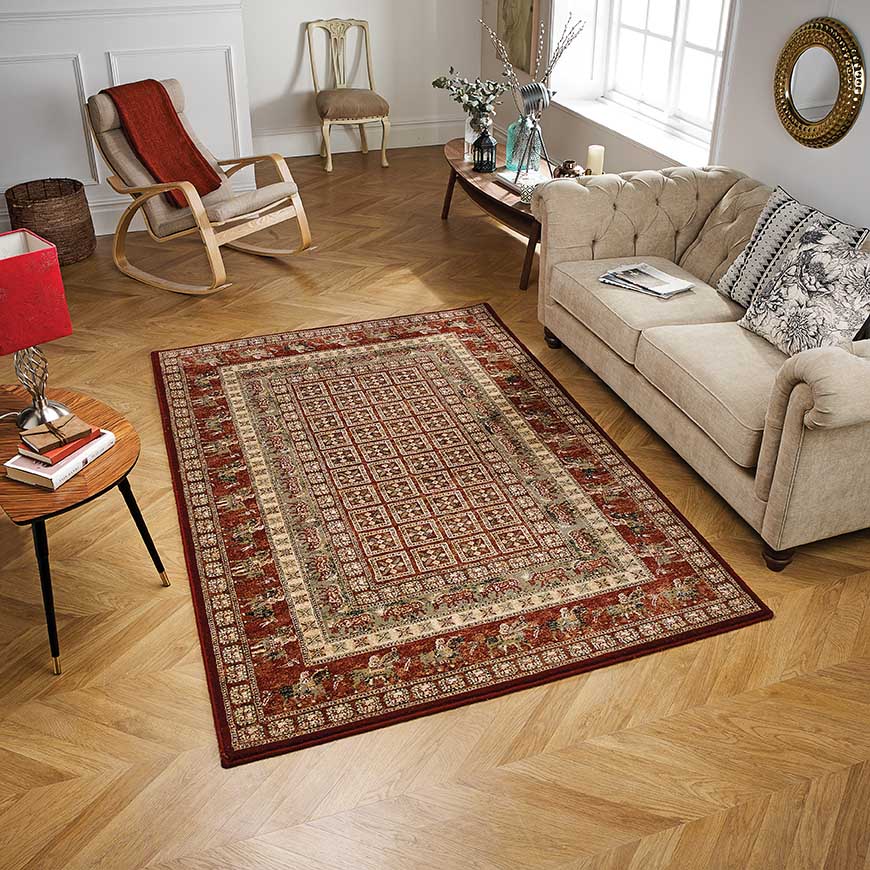 Royal Classic Traditional Rug - 1527R Red Gold