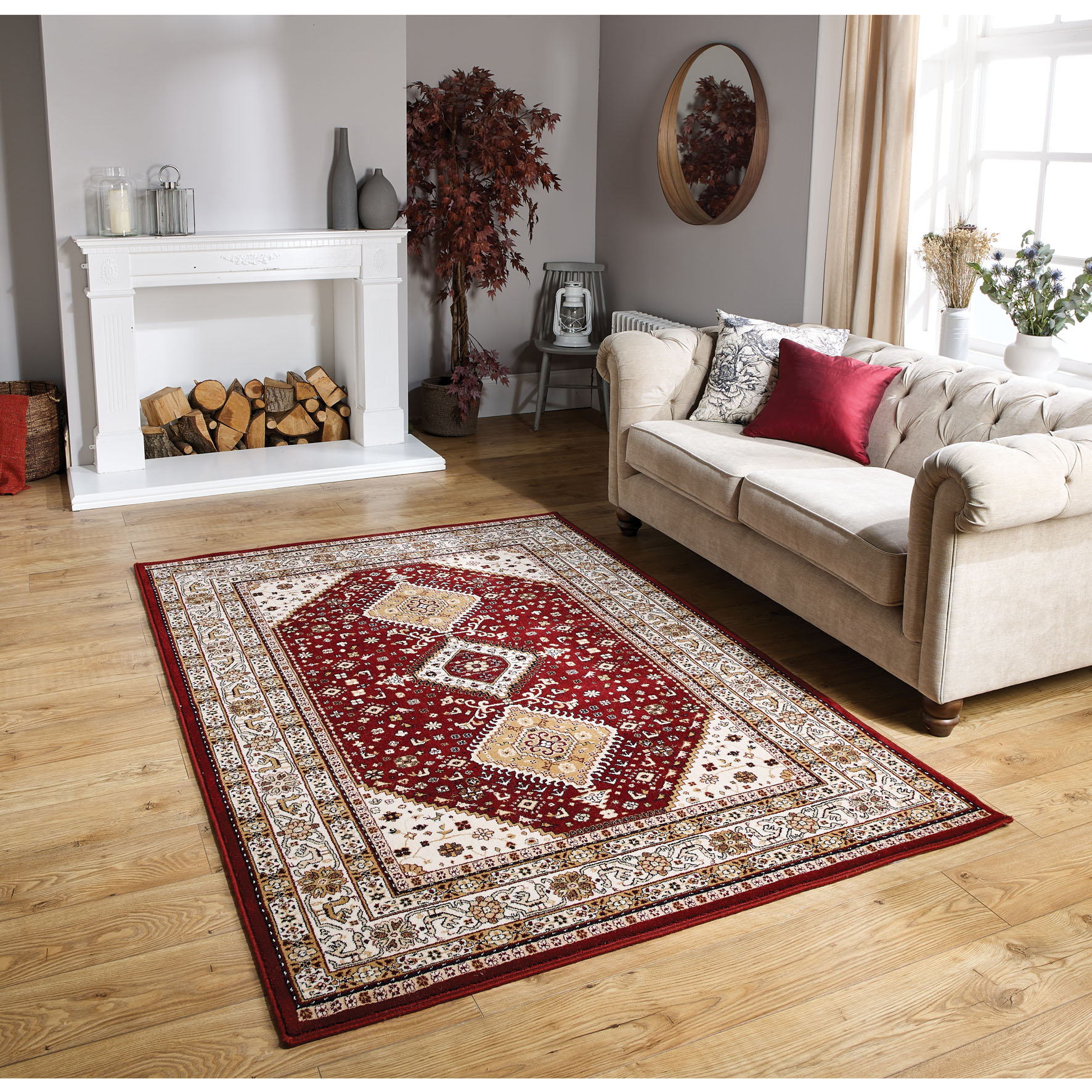 Royal Classic Traditional Rug - 93R Red Gold Royal Classic Traditional Rug - 93R Red Gold