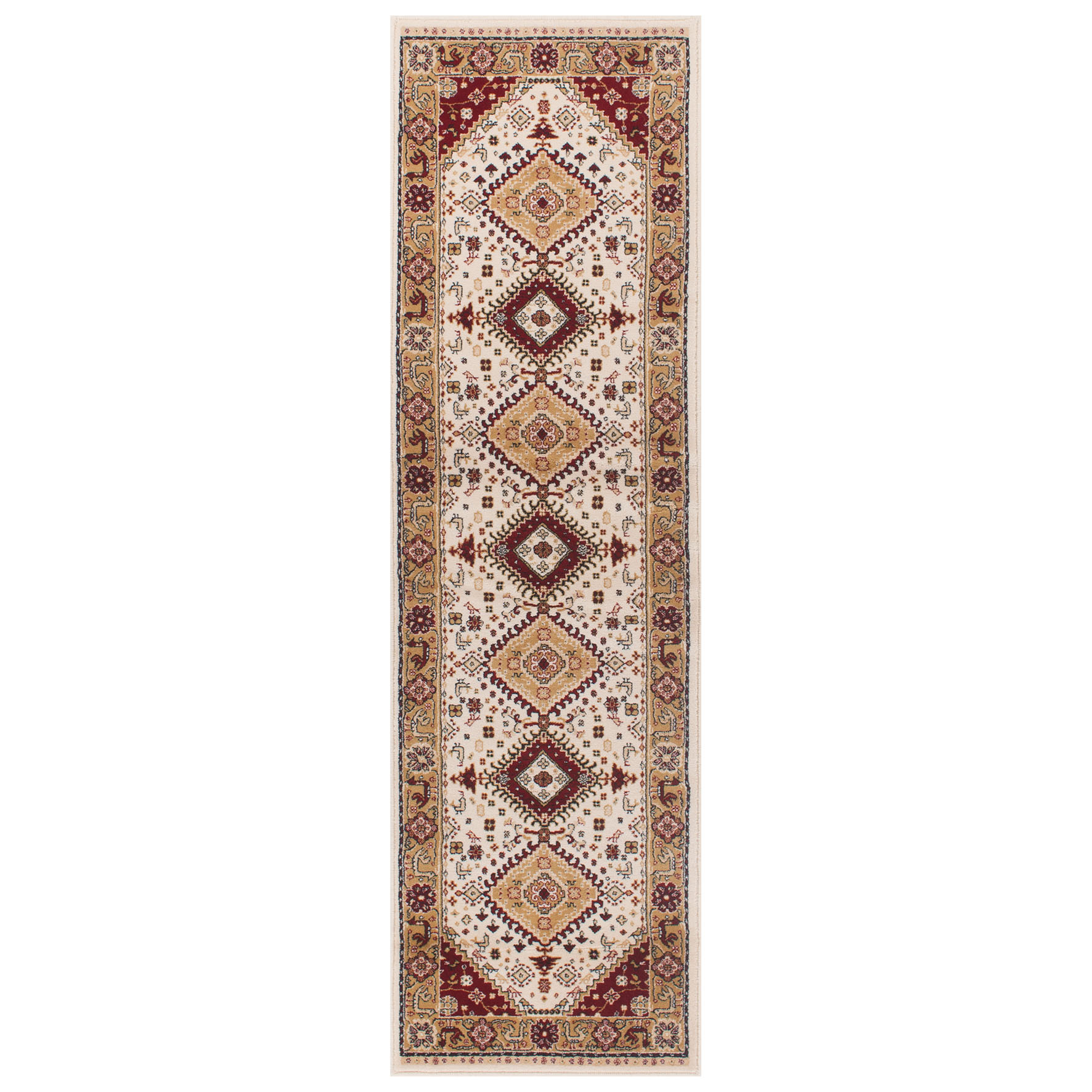 Royal Classic Traditional Rug - 93W Beige Red