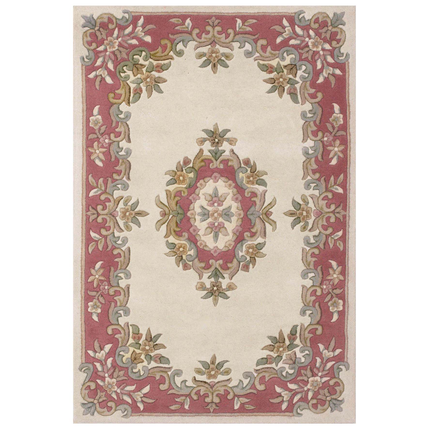 Royal Traditional Rug - Cream Rose Royal Traditional Rug - Cream Rose