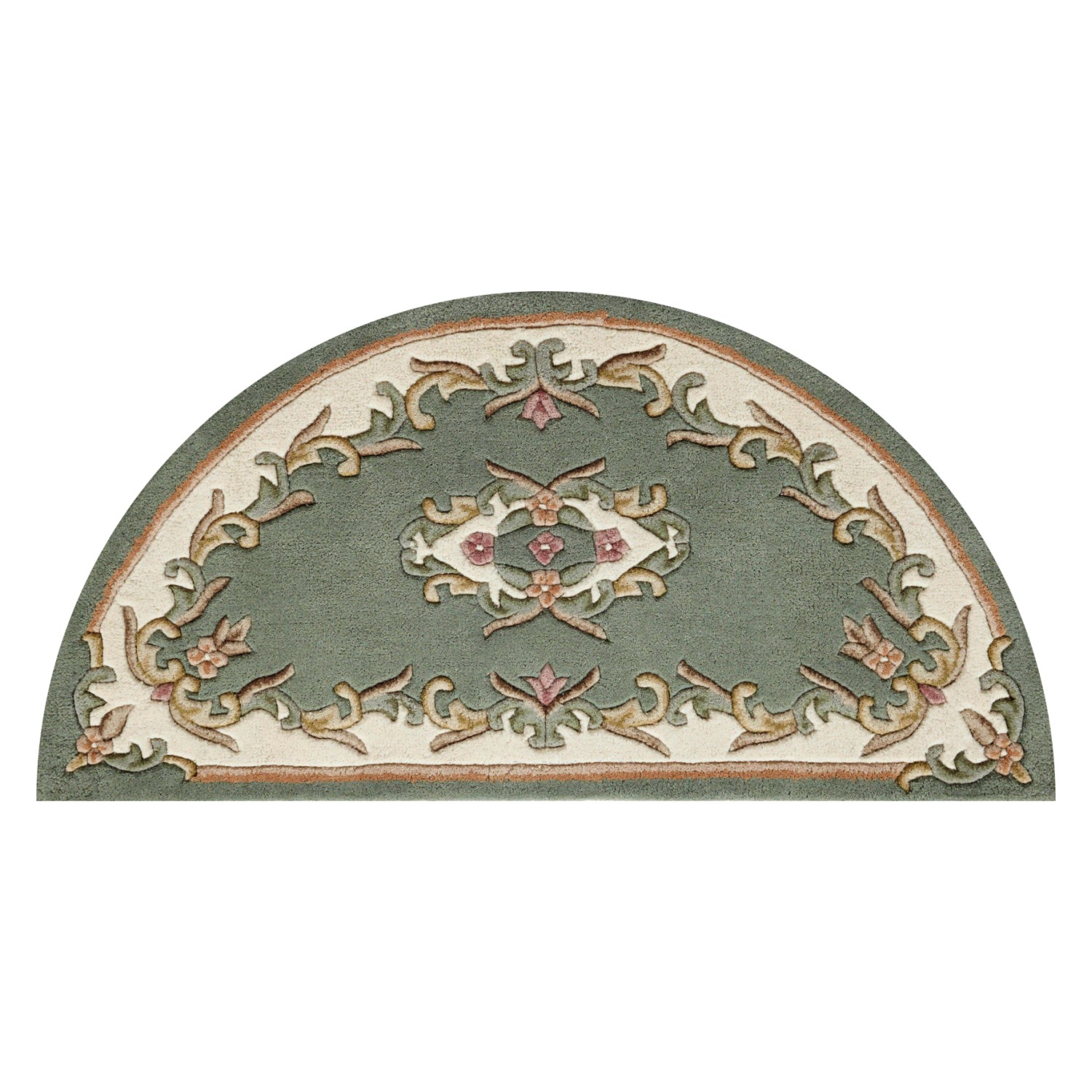 Royal Traditional Half Moon Rug - Green Royal Traditional Half Moon Rug - Green
