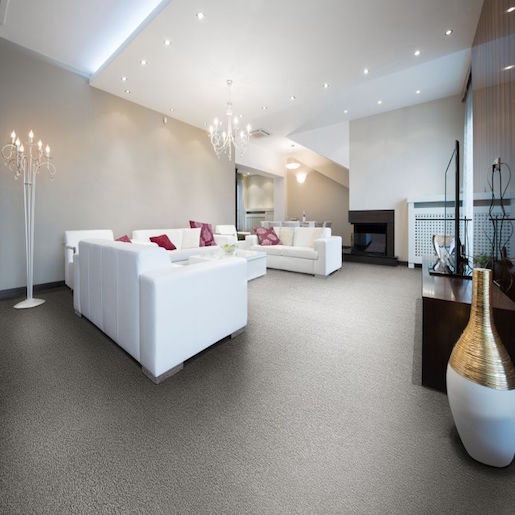 Satino Royale Luxurious Saxony Carpet - Greige 49
