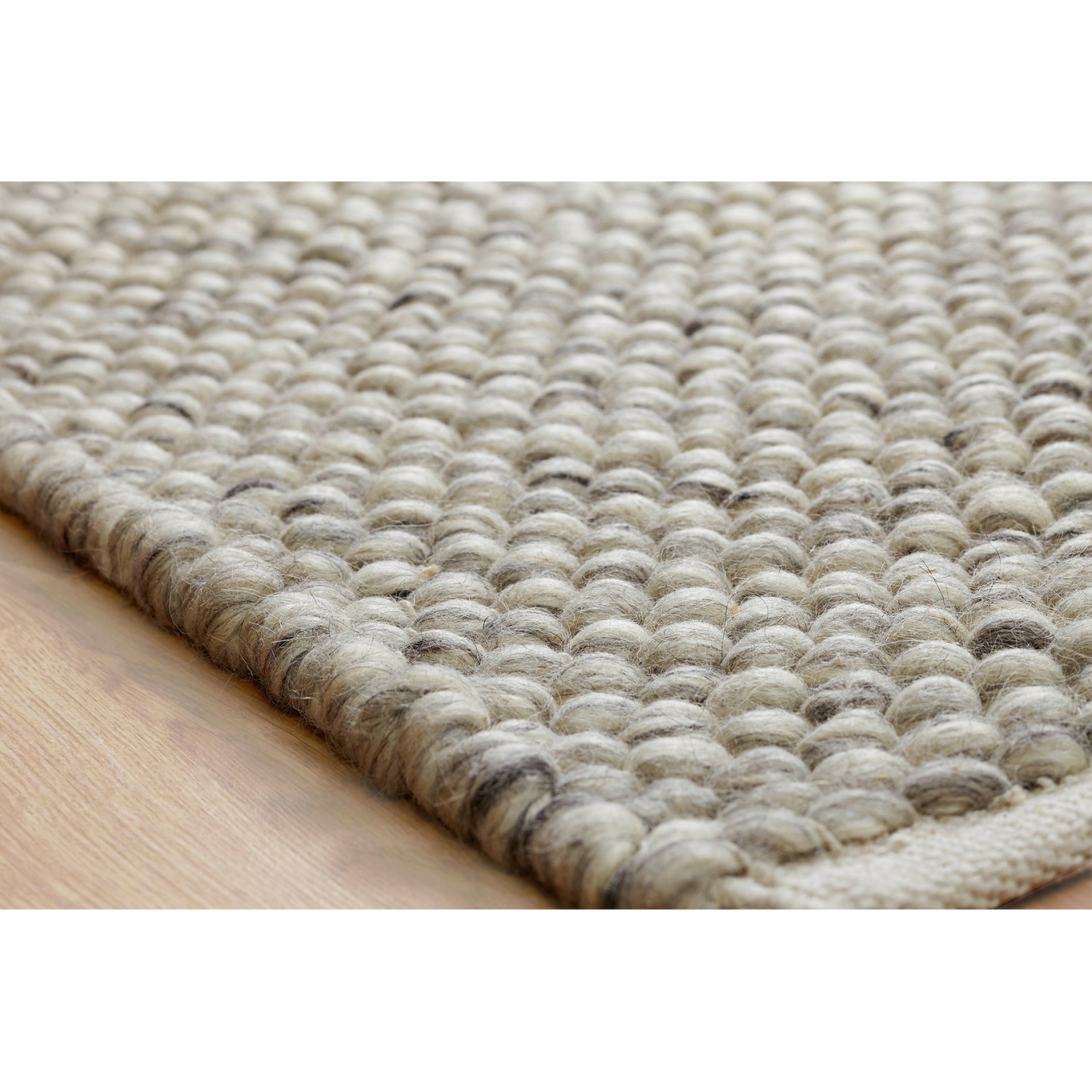 Savannah Chunky Wool Rug - Grey