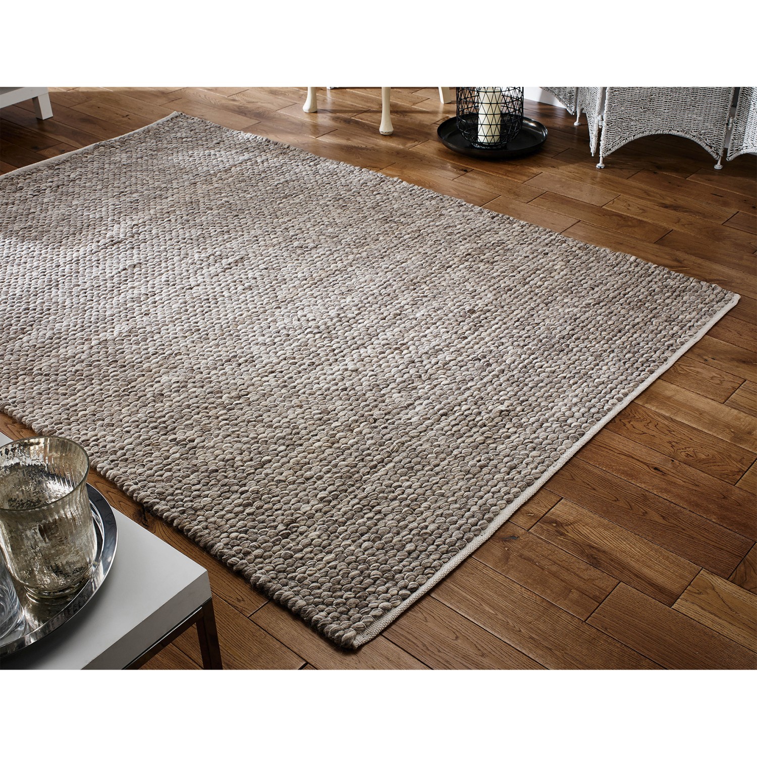 Savannah Chunky Wool  Rug - Taupe