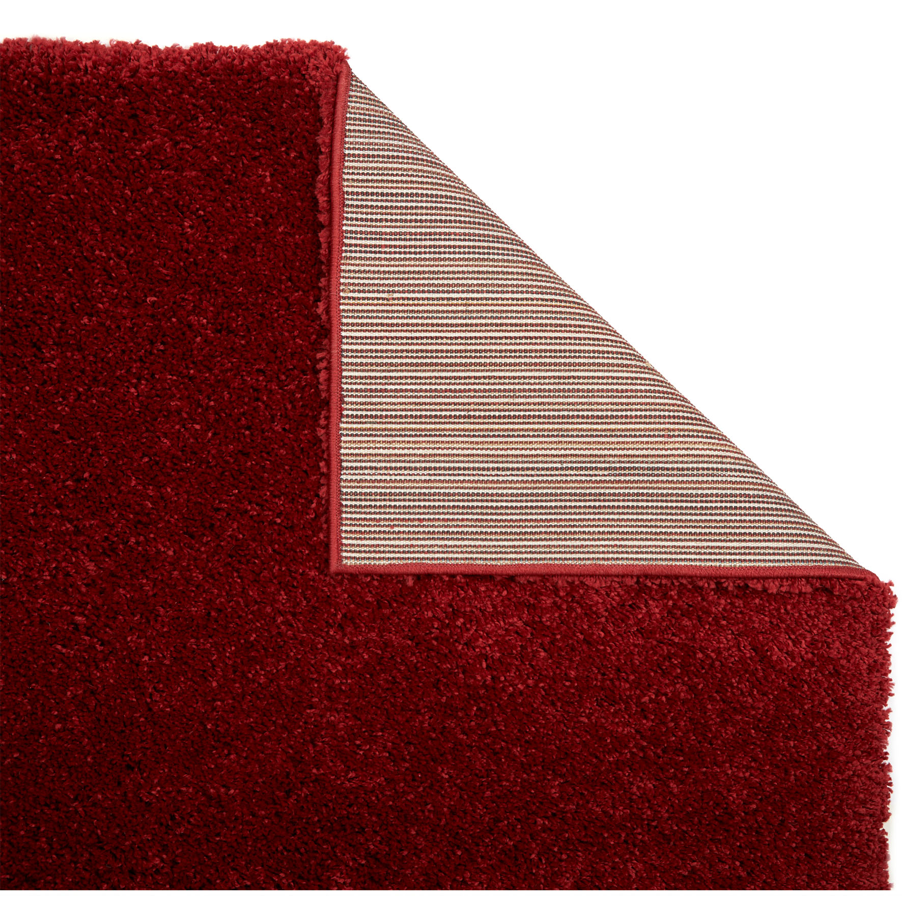 Serene Shaggy Rug - Red