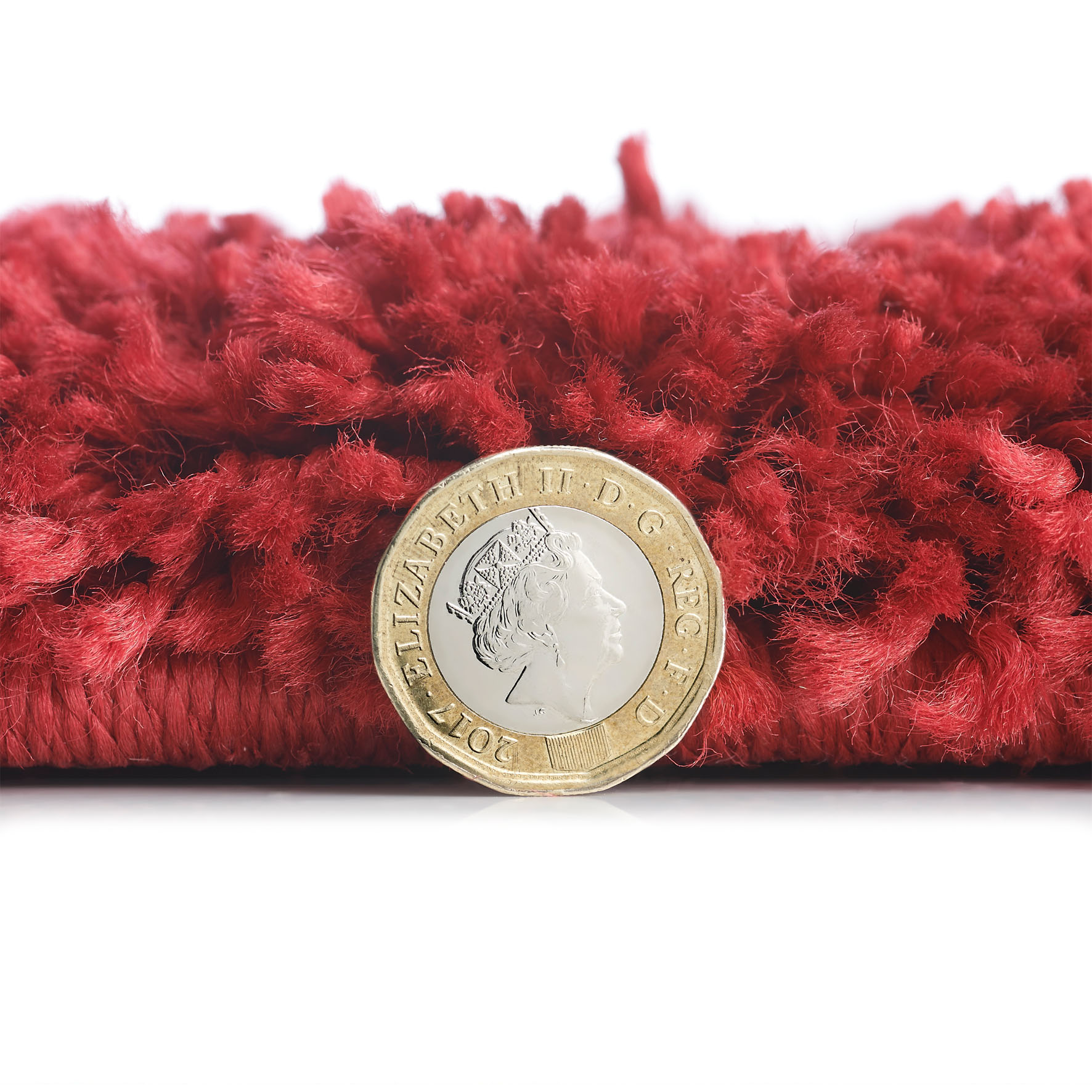 Serene Shaggy Rug - Red Serene Shaggy Rug - Red