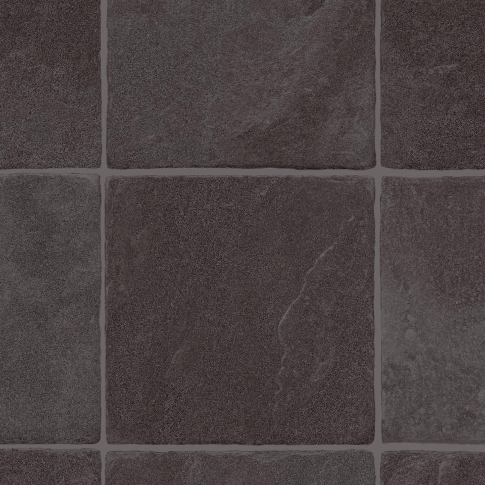 Goliath Tile Vinyl - Granite Carbon