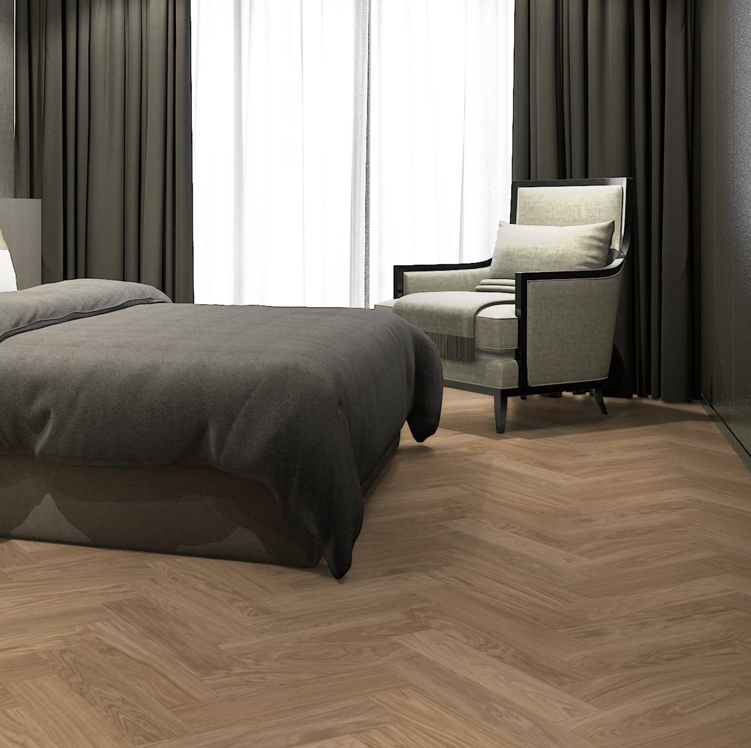 Homestyle Vinyl - Skane Herringbone Almond Homestyle Vinyl - Skane Herringbone Almond
