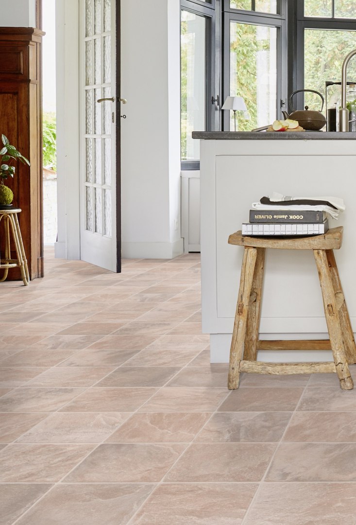 Homestyle Tile Vinyl - Granite Grege Homestyle Tile Vinyl - Granite Grege