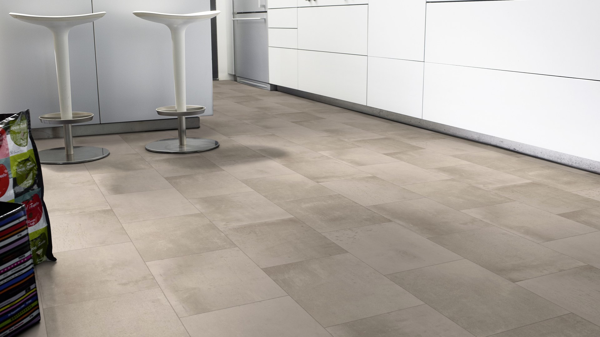 Homestyle Vinyl - Iron Tile Light Grey Homestyle Vinyl - Iron Tile Light Grey