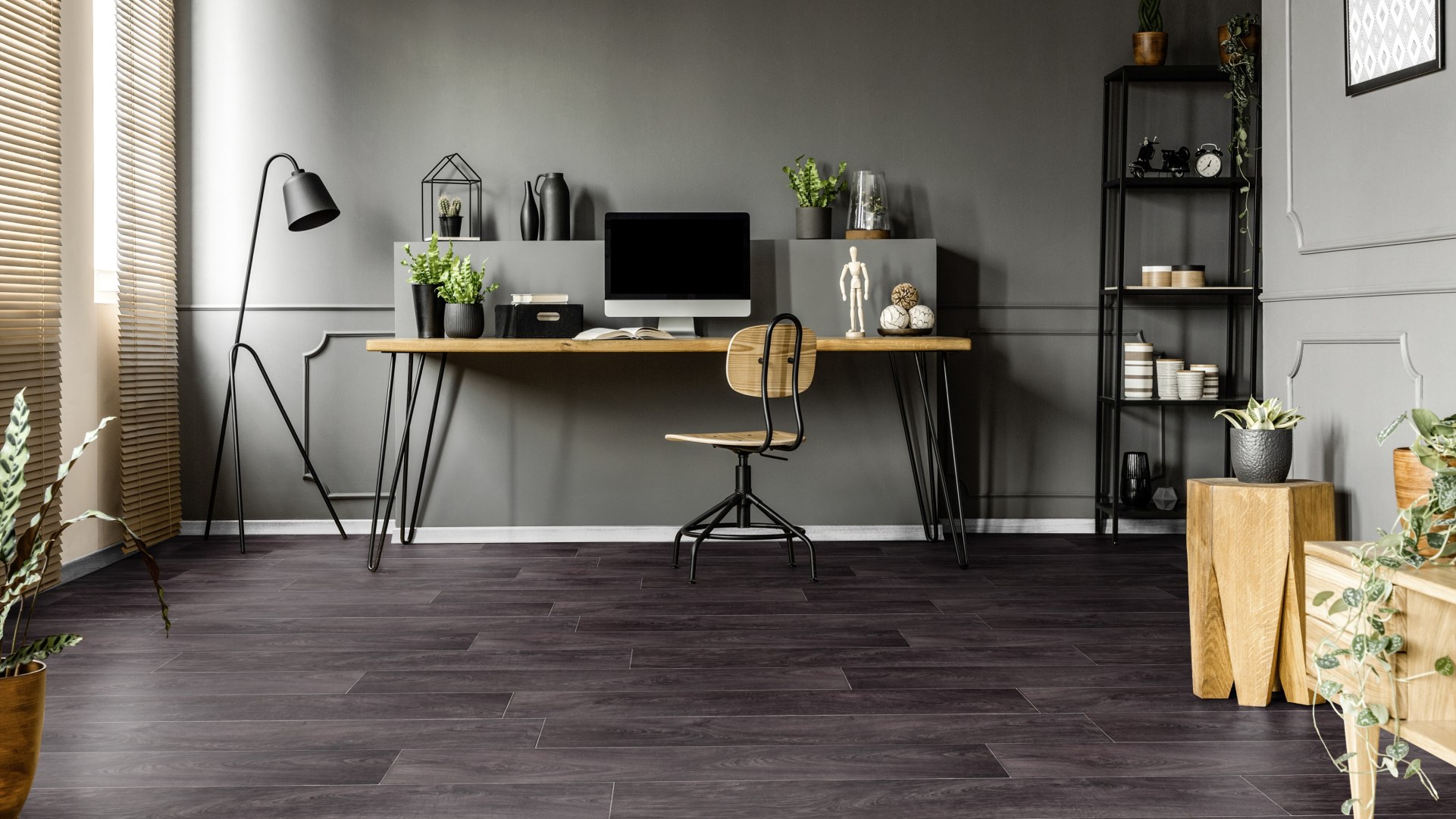 Homestyle Vinyl - Vintage Oak Dark Black Homestyle Vinyl - Vintage Oak Dark Black