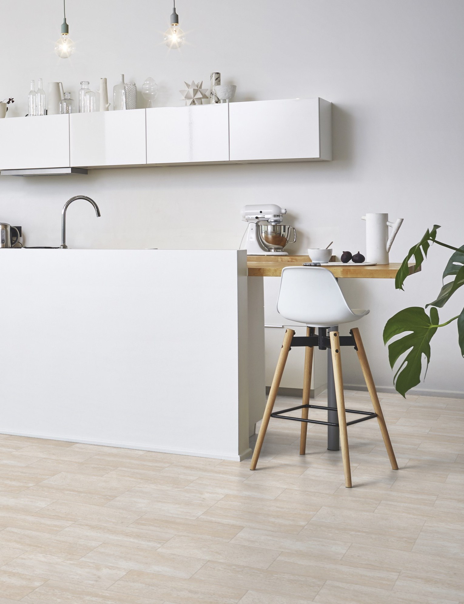 Elegance Tile Vinyl - Contemporary Stone Beige Elegance Tile Vinyl - Contemporary Stone Beige