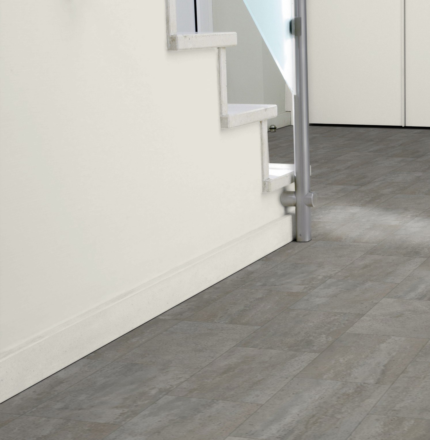 Elegance Tile Vinyl - Contemporary Stone Grey Elegance Tile Vinyl - Contemporary Stone Grey