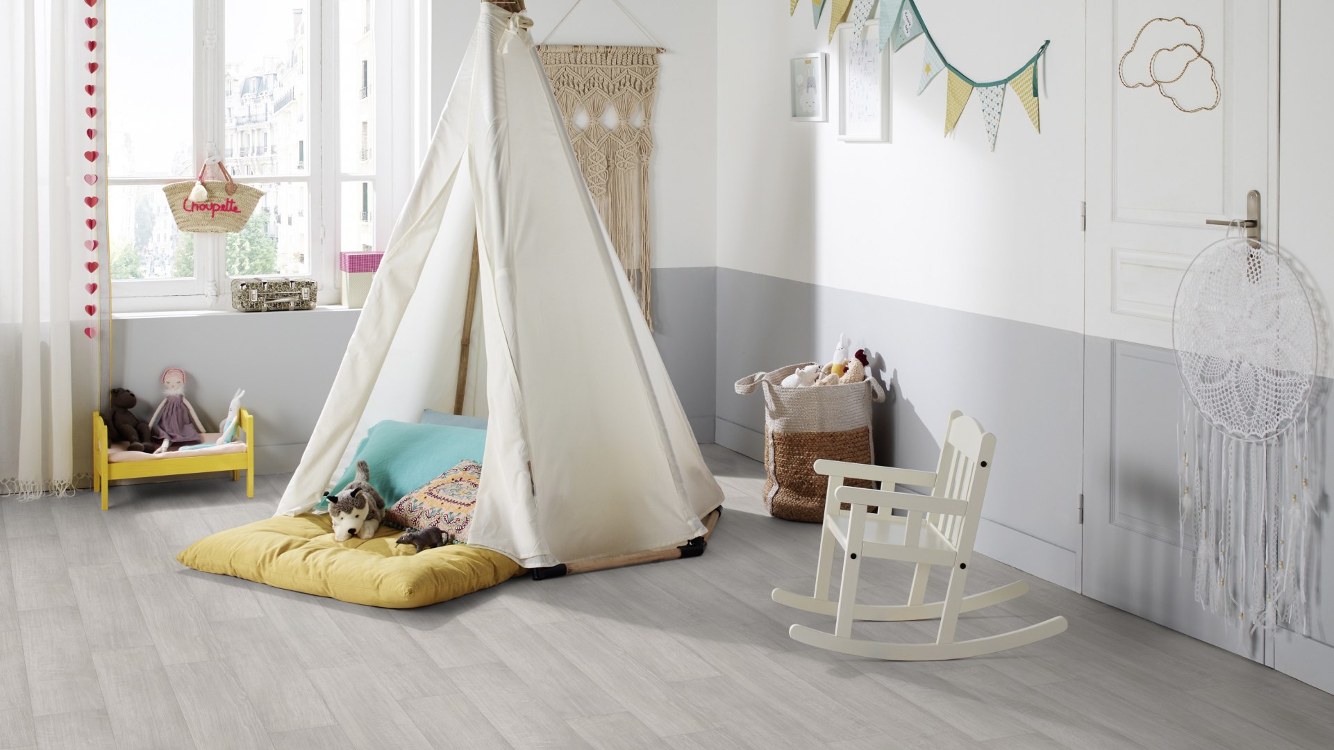 Elegance Vinyl - Oak White Grey Elegance Vinyl - Oak White Grey