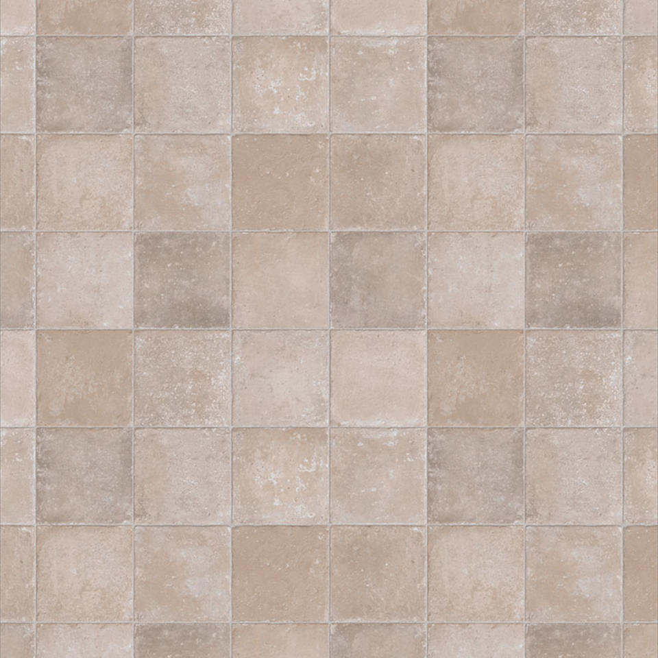 Elegance Tiled Vinyl - Traditional Stone Beige Elegance Tiled Vinyl - Traditional Stone Beige